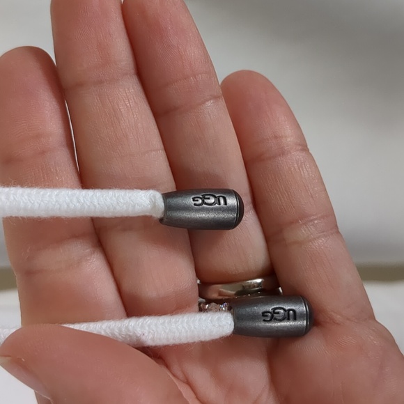 UGG Women's Collins Wide Leg Cream Super Soft Fleece Casual Pants Size Large - Picture 2 of 12